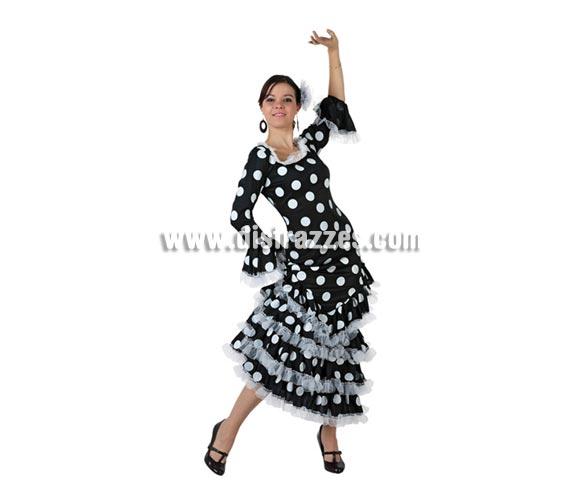 Foto Disfraz Faralae negro - lunares blancos mujer M-L