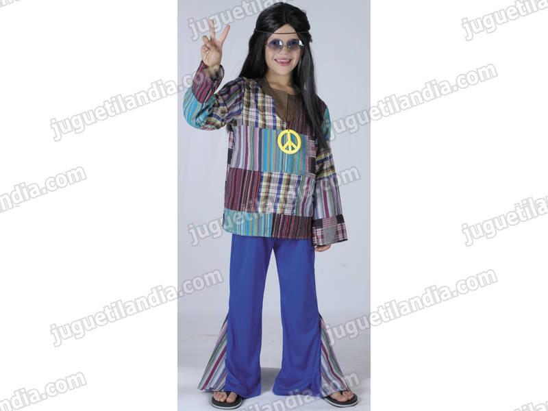 Foto Disfraz hippie niño talla m
