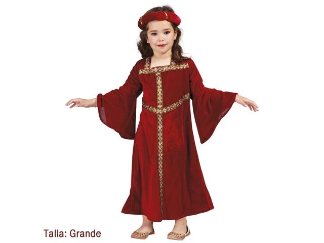 Foto Disfraz medieval niÑa granate grd