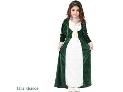Foto Disfraz Medieval Niña Verde Grd