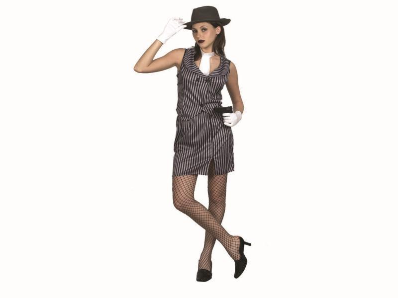 Foto Disfraz mujer ganster 19473