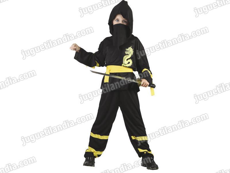 Foto Disfraz ninja negro niño talla m