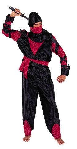 Foto Disfraz ninja rojo