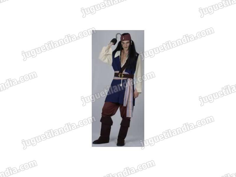 Foto Disfraz pirata caribeño hombre talla xl