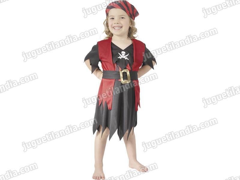 Foto Disfraz pirata chica bebé talla l