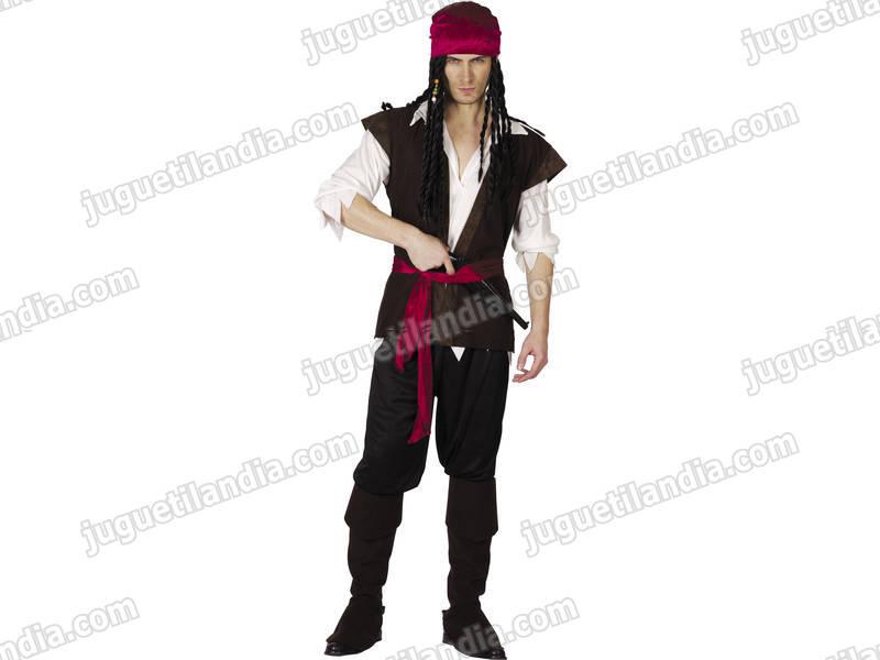 Foto Disfraz pirata de lujo hombre talla xl