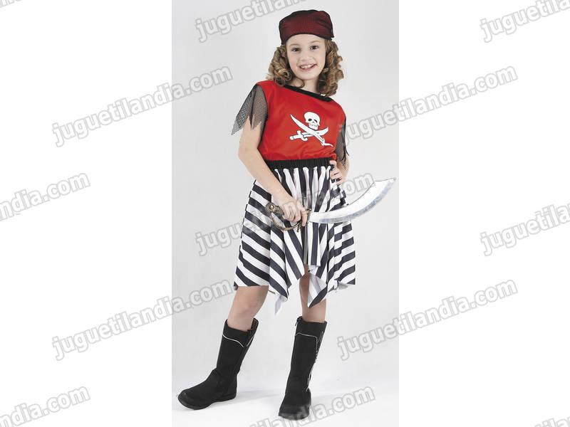 Foto Disfraz pirata niña talla l