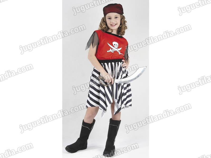 Foto Disfraz pirata niña talla s