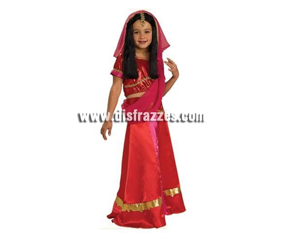 Foto Disfraz Princesa Bollywood para niñas de 5-7 años
