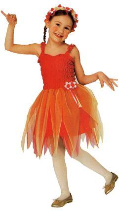 Foto Disfraz rojo de hada ballerina para niña