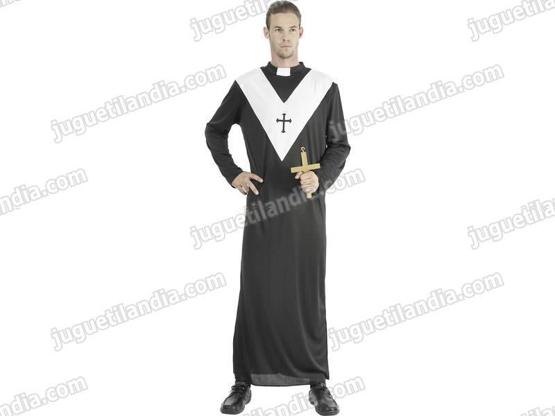 Foto Disfraz sacerdote hombre talla xl