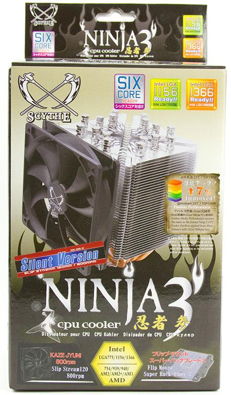 Foto Disipador CPU Scythe Ninja 3 Silent - Socket Intel/amd