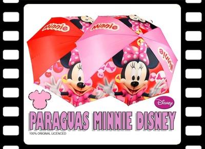 Foto Disney Minnie Mouse Comprar Paraguas Infantil Lluvia Personaje Muñeca Club House