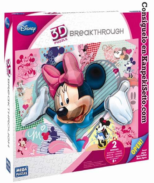 Foto Disney Puzzle 3d Breakthrough Minnie Mouse (300 Piezas)