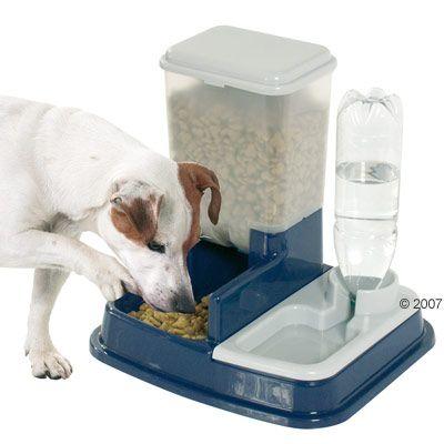 Foto Dispensador de agua y pienso Duo Max - 37 x 32 x 36 cm (LxAnxAl)