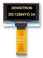 Foto display, oled, 128x64, yellow; DD-12864YO-3A
