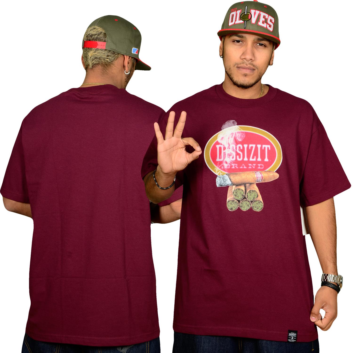 Foto Dissizit Blunted T-shirt Rojo