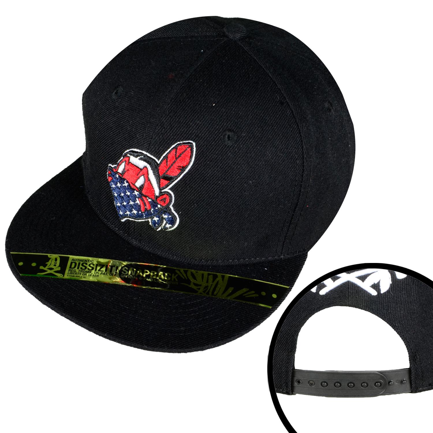 Foto Dissizit Scalpem All Snapback Cap Negro