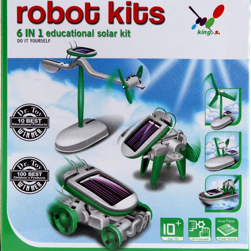 Foto DIY 6 in 1 Educational Solar Kits Robotikits Puzzle
