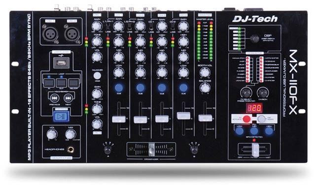 Foto Dj-tech MX-110FX. Mezclador de dj