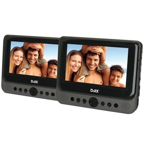 Foto Djix doble reproductor de dvd portátil pvs 702-60ldp twin + kit dvd po