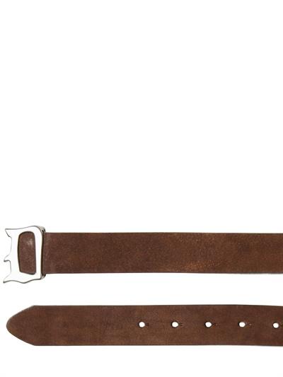 Foto dking cinturón de gamuza con logotipo