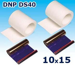 Foto DNP DS40 Papel 10x15 (2 Bobinas)