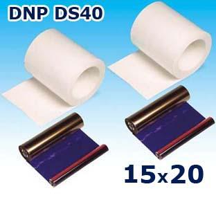Foto DNP DS40 Papel 15x20 (2 Bobinas)
