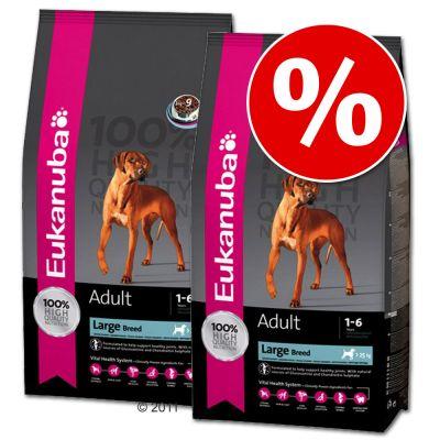 Foto Doble pack: Eukanuba 2 x 15 /12 kg - Daily Care Overweight - 2 x 12,5 kg