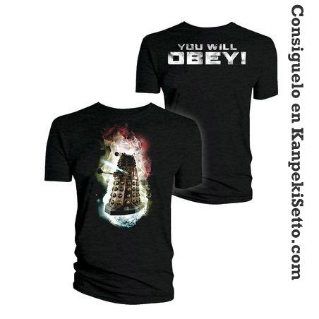 Foto Doctor who camiseta dalek you will obey talla m