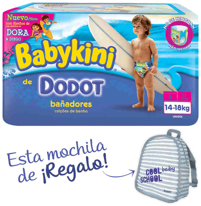 Foto Dodot Babykini Pañales-Bañador Talla 5, 14-18 kg. Bañadores