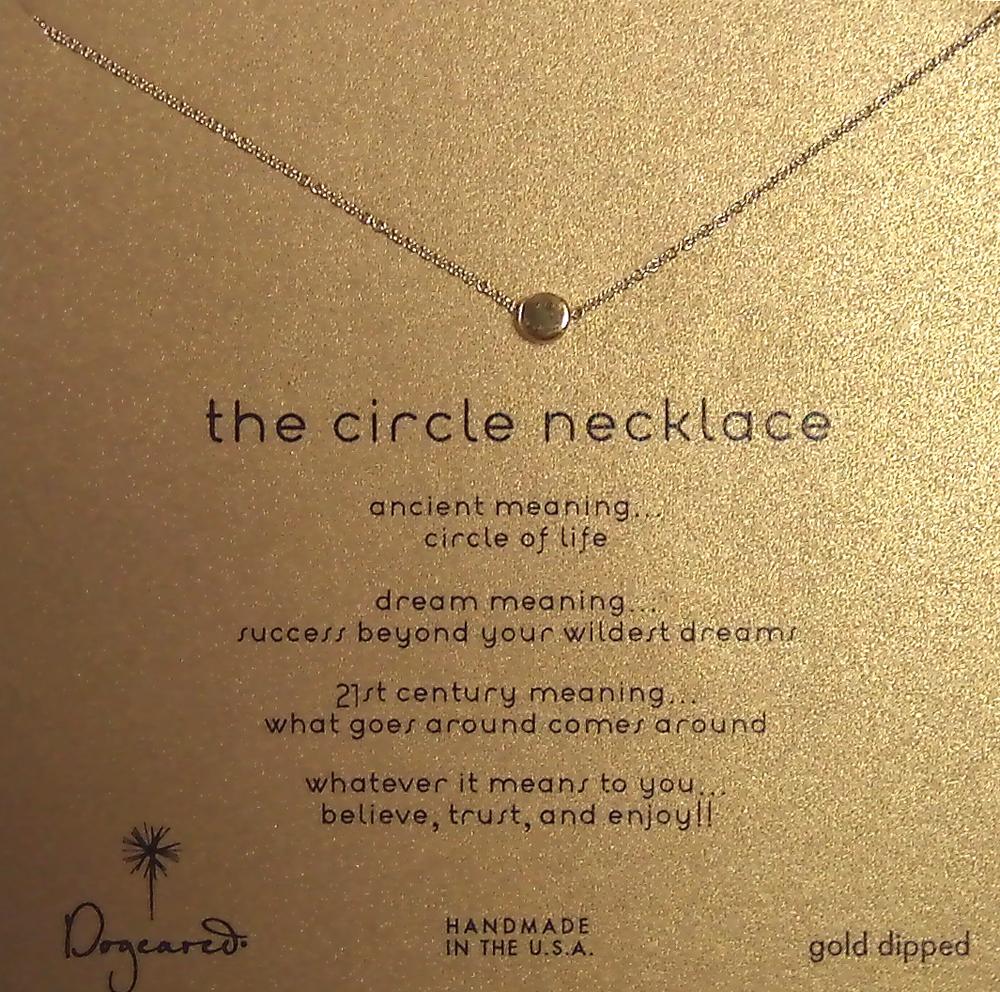 Foto Dogeared Joyas de la mujer Circle Necklace V1GG100201000