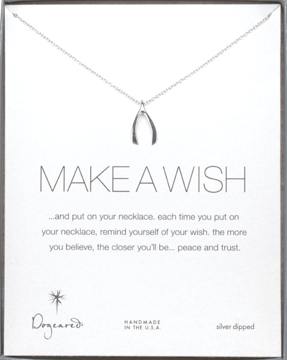 Foto Dogeared Joyas de la mujer Make A Wish Necklace MWSSC00180301