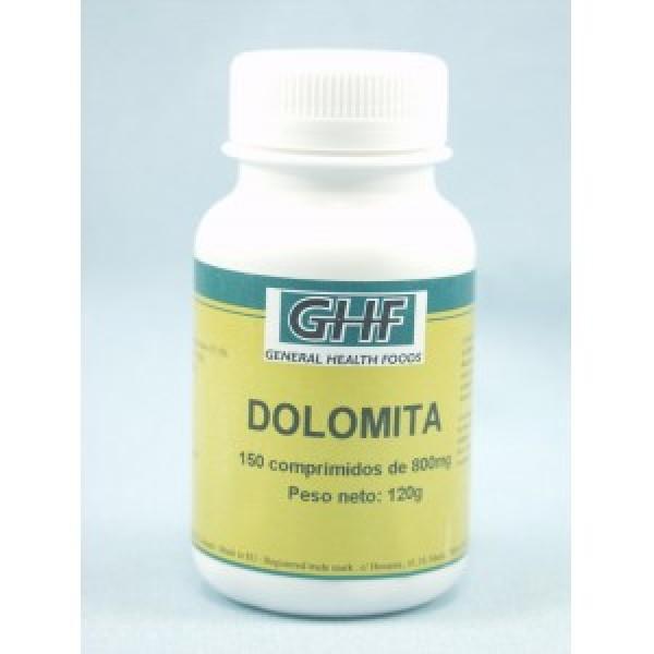 Foto Dolomita GHF, 150 comprimidos de 800 mg.
