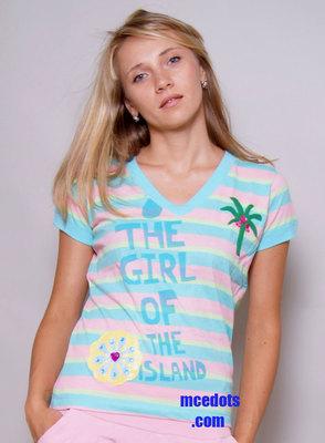 Foto Domingo Ayala Top Pink Girl Of The Island Taglia M=40 Promo -50 % Sales