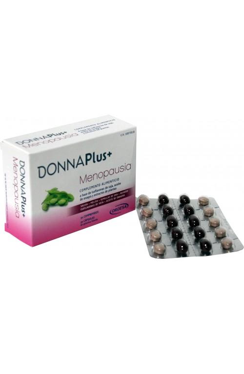 Foto Donna plus menopausia 30 capsulas + 30 comprimidos,isoflavonas soja,ac