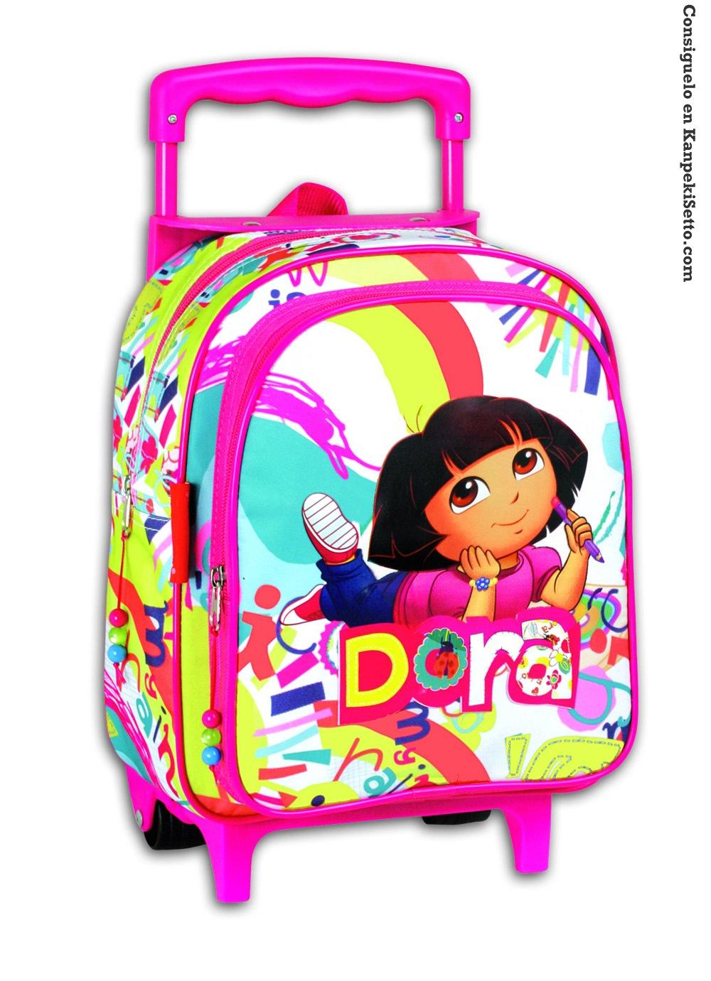 Foto Dora Mochilla Infantil Con Ruedas Paint