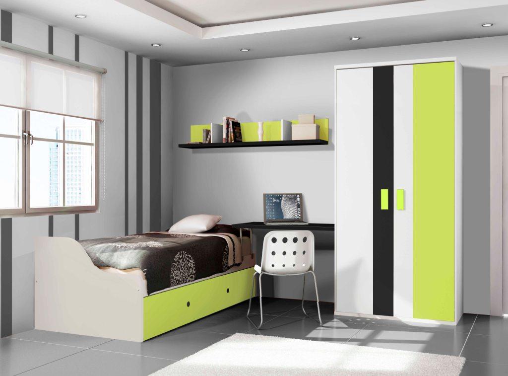 Foto Dormitorio Juvenil : Coleccion COULEUR 250