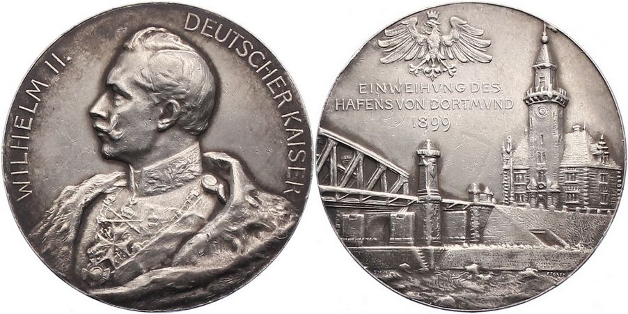 Foto Dortmund, Stadt Silbermedaille 1899