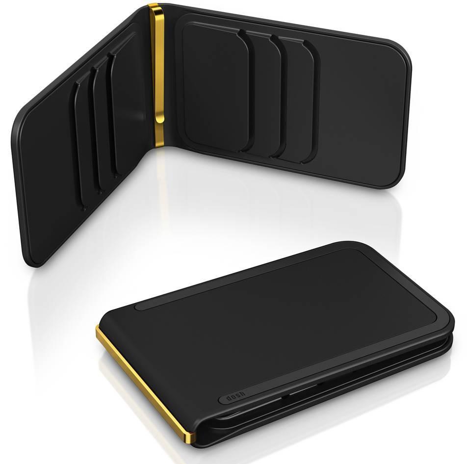 Foto dosh Gold Luxe 6 Card Wallet - Black