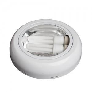 Foto Downlight de superficie metálico redondo bajo consumo. (Color Downlights:Blanco )