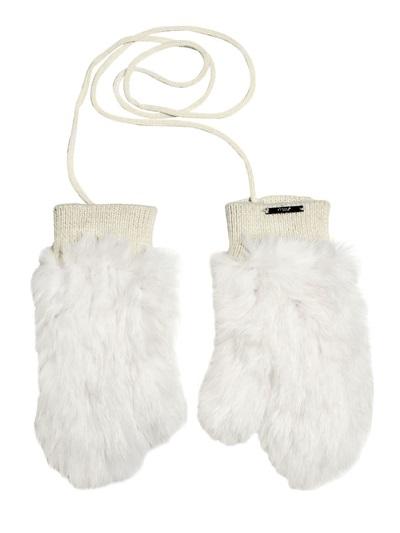 Foto dqueen guantes de piel de liebre