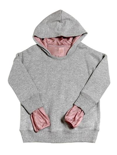 Foto dqueen sudadera de seda y felpa de algodón