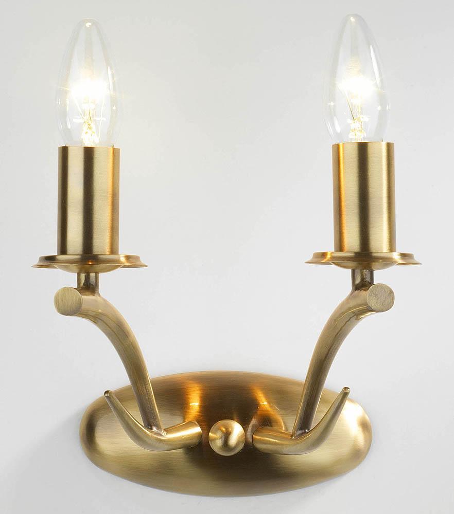 Foto Dr Elka Double Wall Bracket Pre Order - Antique Brass