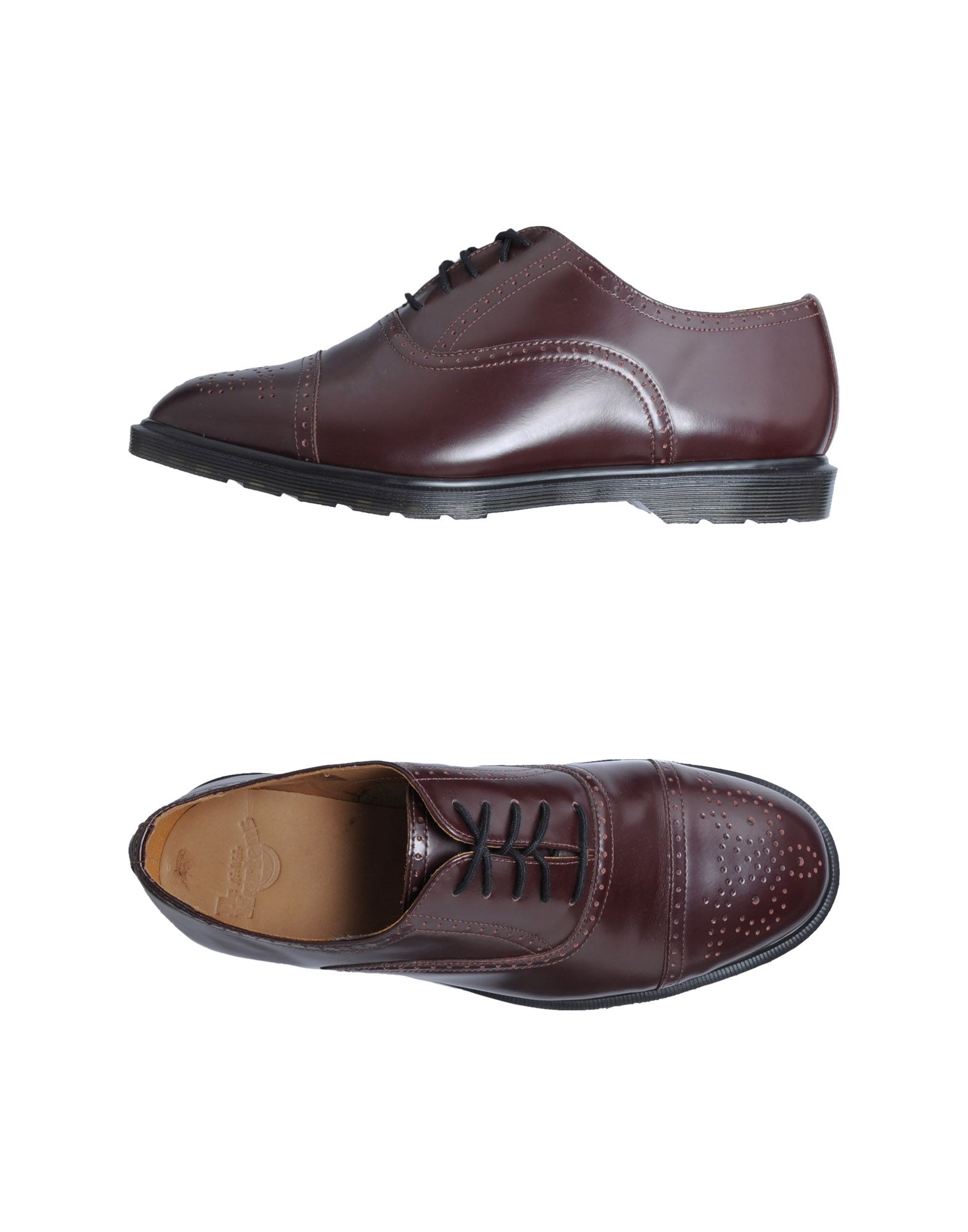 Foto Dr. Martens Zapatos De Cordones Hombre Burdeos