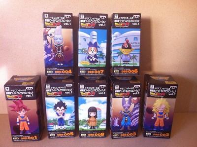 Foto Dragon Ball Set Completo De 8 Figuras Dwc Wcf Battle Of Gods Banpresto Original