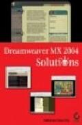 Foto Dreamweaver mx 2004 solutions (includes cd) (en papel)
