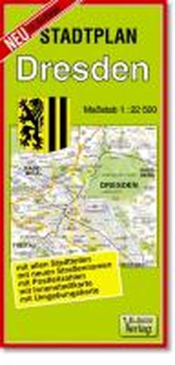 Foto Dresden 1 : 22 500. Barthel Stadtplan