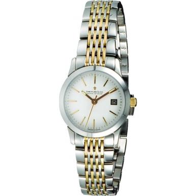 Foto Dreyfuss and Co Ladies White Steel Gold Watch Model Number:DLB00005-02