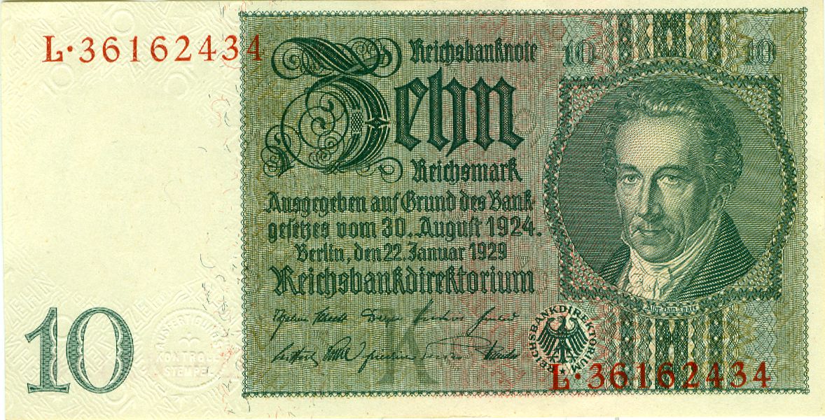 Foto Drittes Reich, Reichsbank 1929